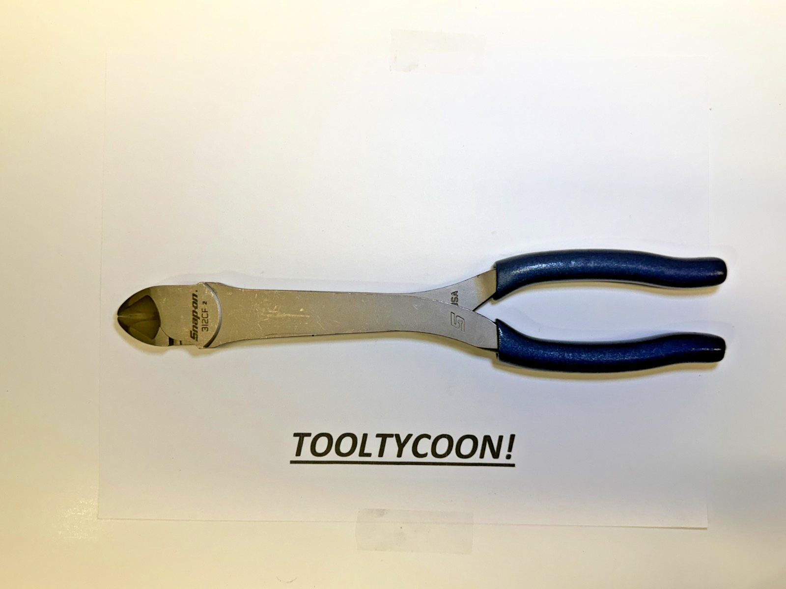 Snap-on Tools USA NEW POWER BLUE 11″ Heavy Duty XL HD Diagonal Cutters 312CFMB