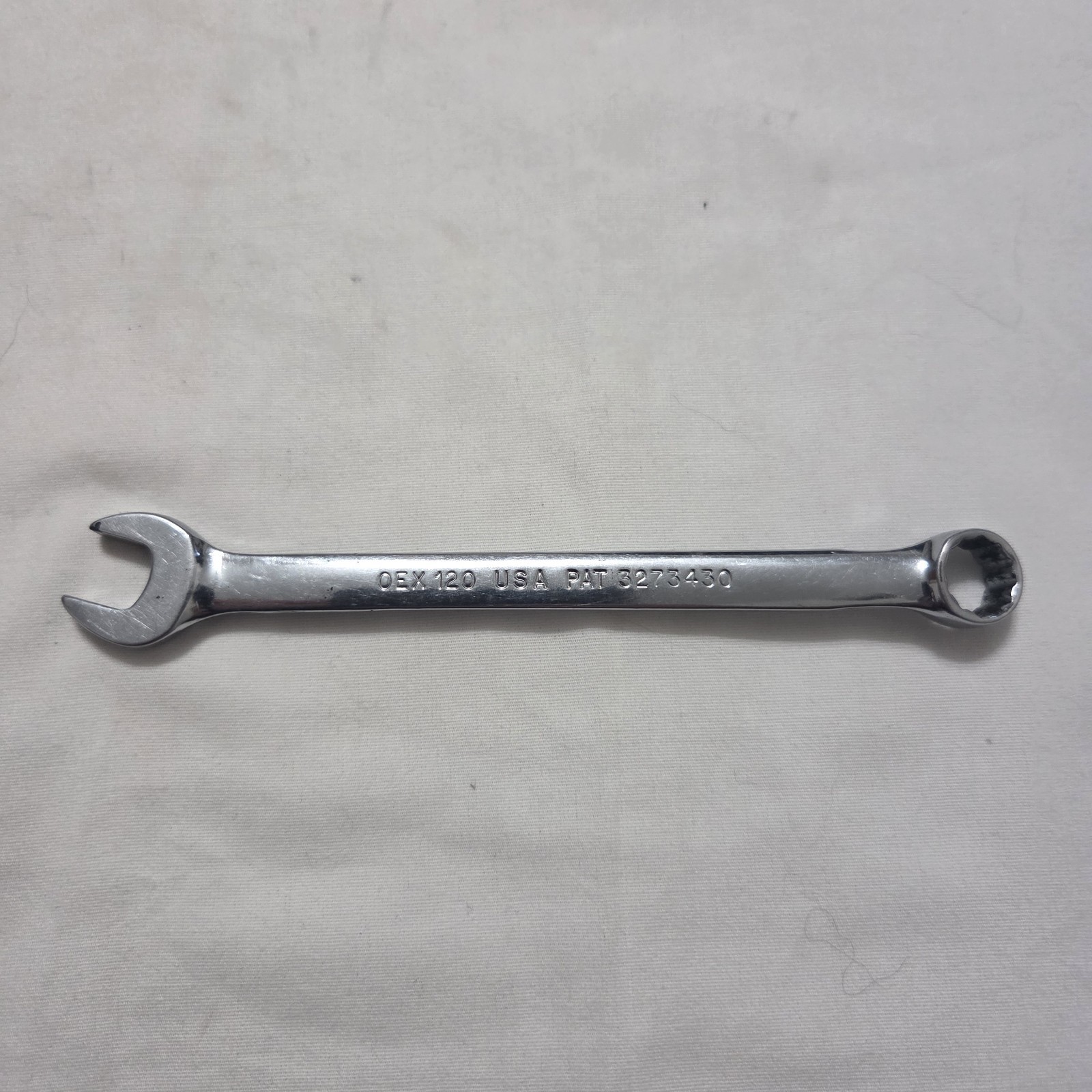 Snap-on Tools OEX120 3/8” SAE 12 Point Combination Wrench – Made in USA