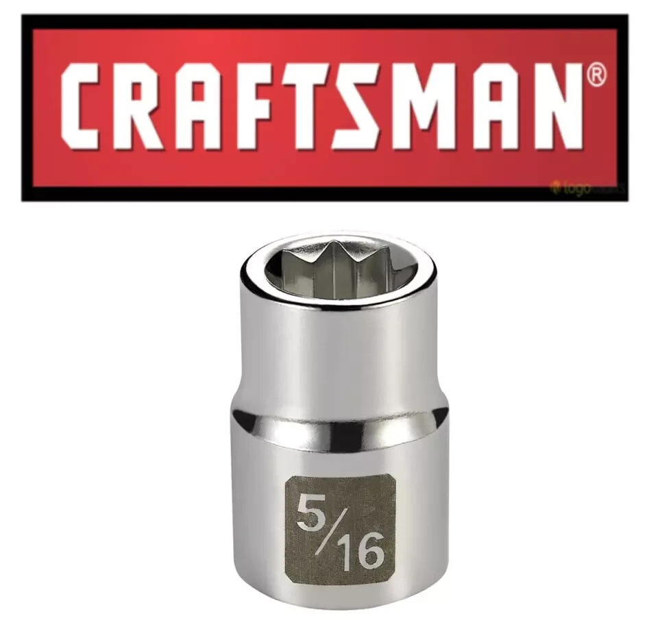 Craftsman Easy Read – 3/8″ or 1/2″ Drive SAE Star 8-Point Socket – STD New
