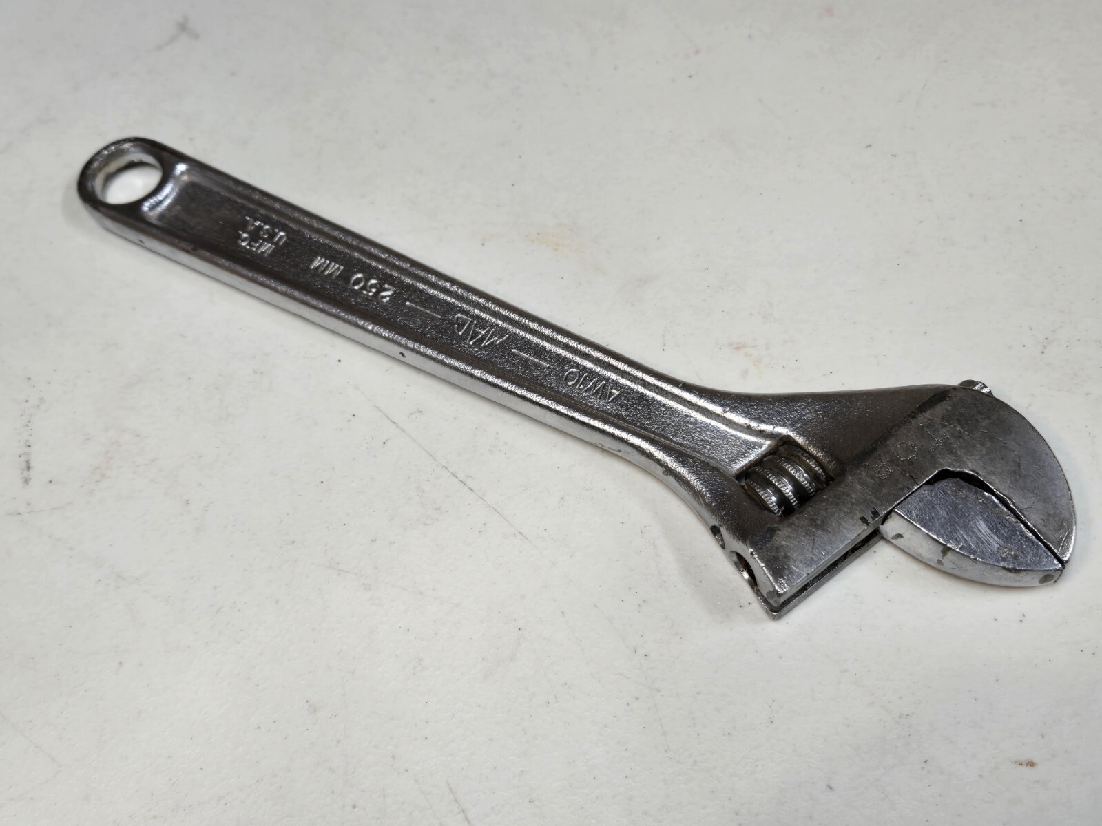 Vintage Mac Tools AW10 10”/250mm Adjustable «Crescent» Wrench Made In USA