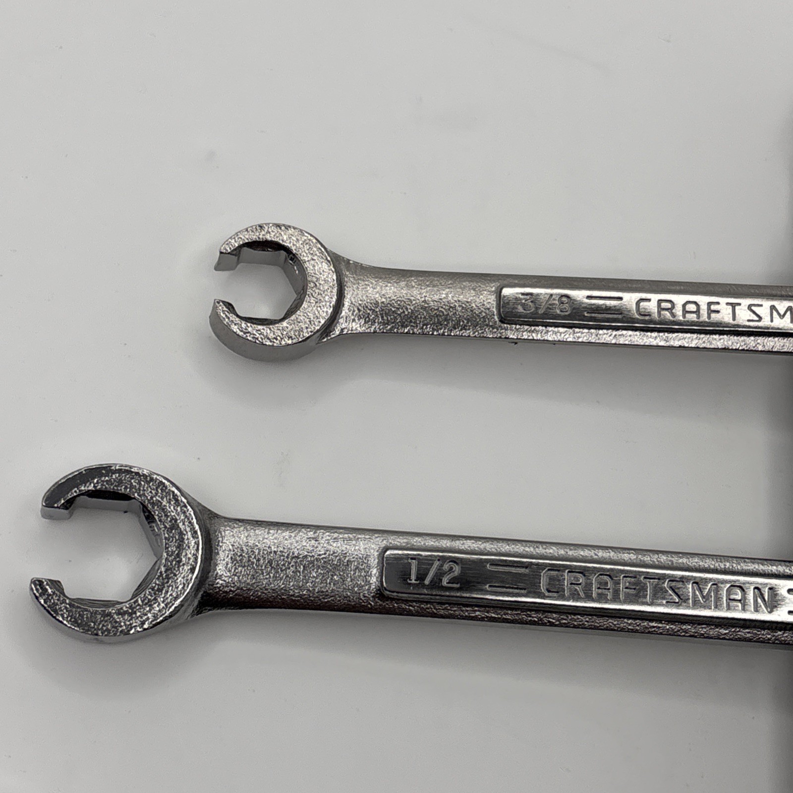 Sears Craftsman SAE 4 Pc Flare Nut Wrench Set 44195-3/8 to 7/8” ^V New