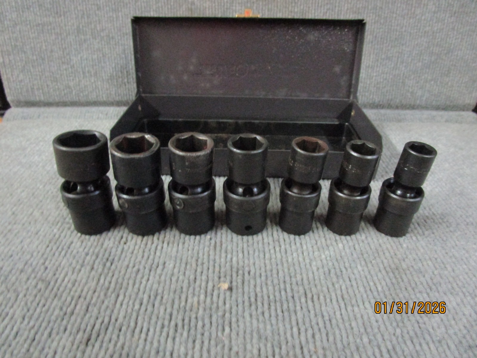True Craft 7pc 1/2″ Dr SAE Swivel Socket Set Japan