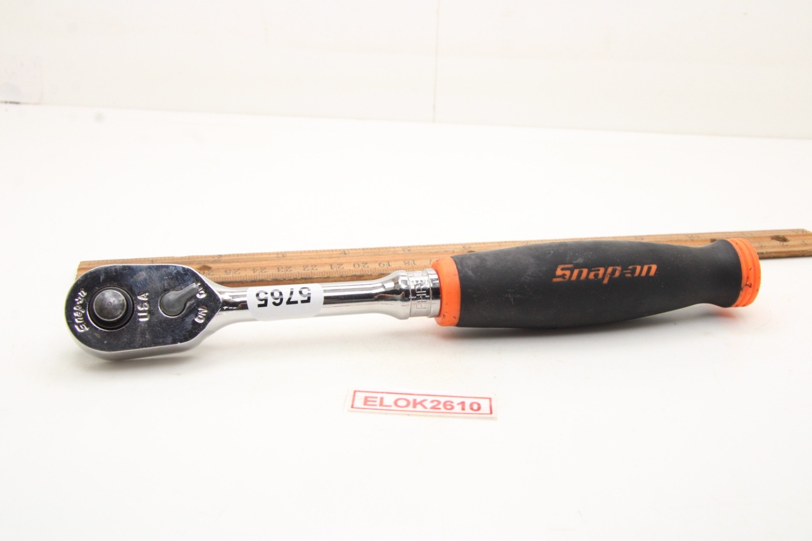 SNAP ON FHR80 3/8″ Drive Quick Release Black/Orange 80 Tooth Ratchet USA