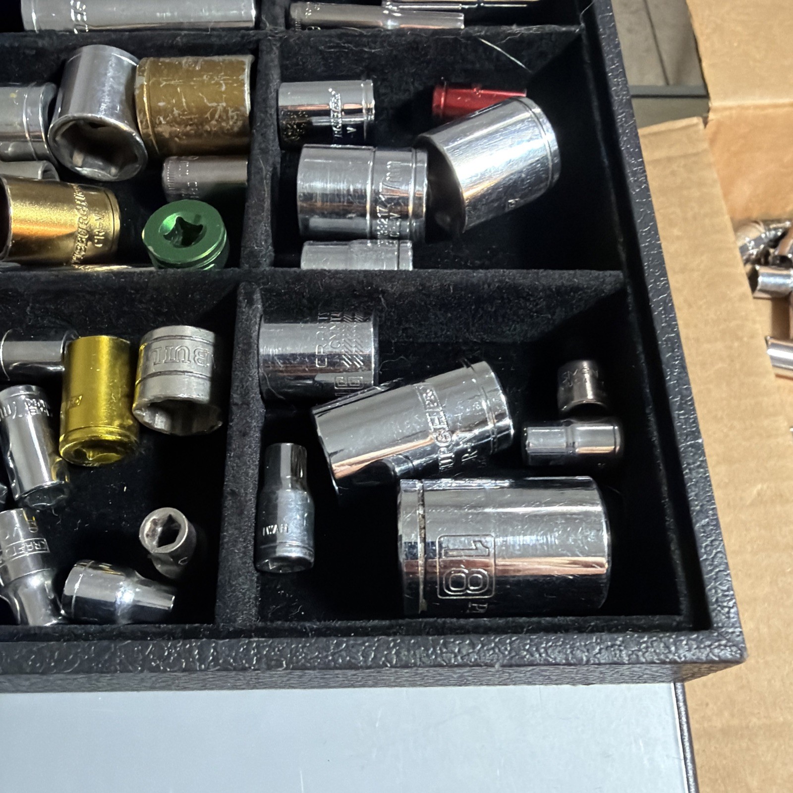 Mixed Socket Lot Toolbox Cleanout Craftsman snap on Pittsburgh over 50pcs