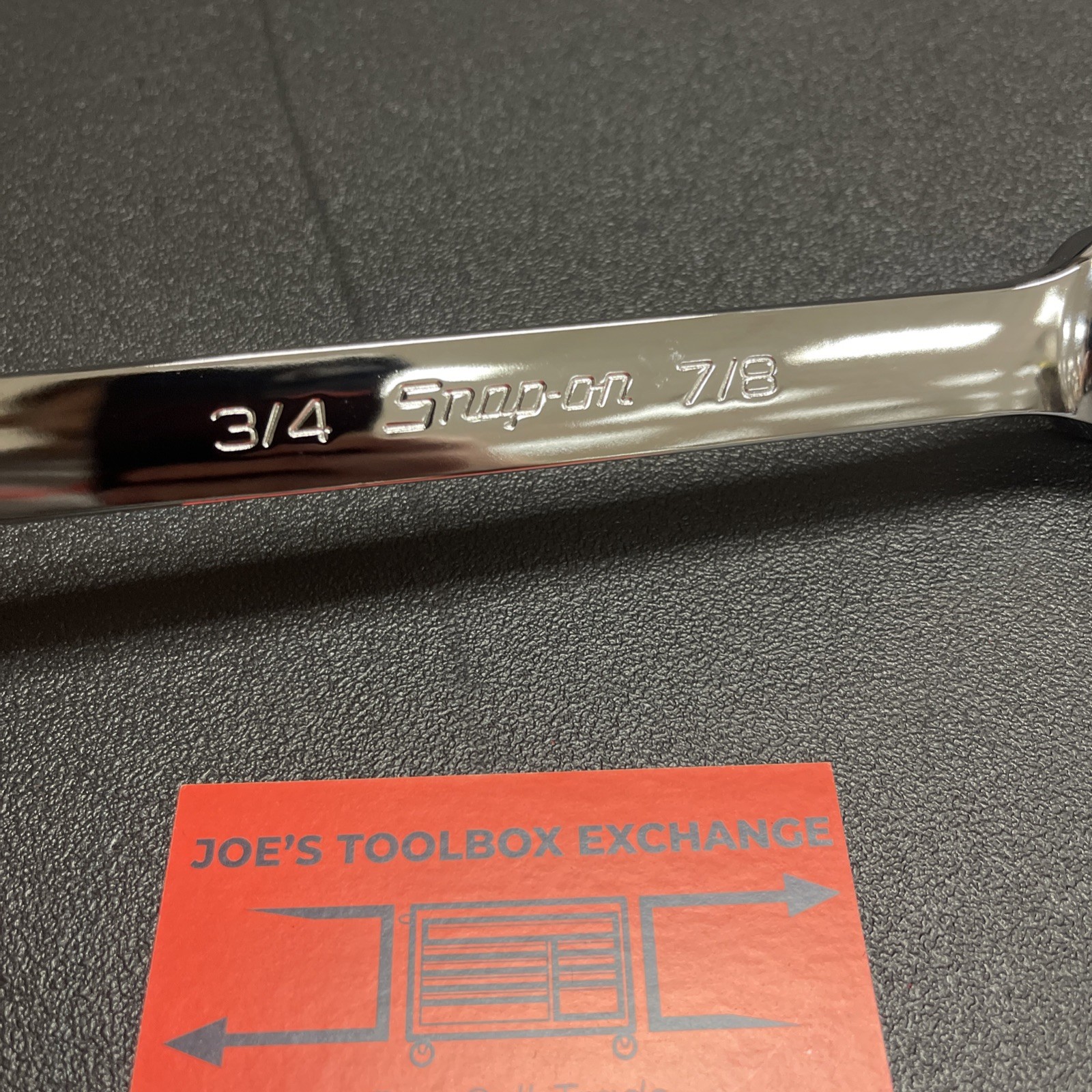 Snap-On Tools USA NEW 3/4″ 7/8″ SAE Double Flare Nut 6pt Line Wrench RXFS2428B