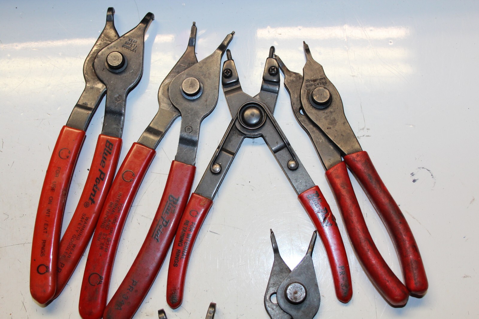 SNAP-ON TOOLS Snap Ring Convertible Retaining Int&Ext Retaining Ring PLIERS LOT