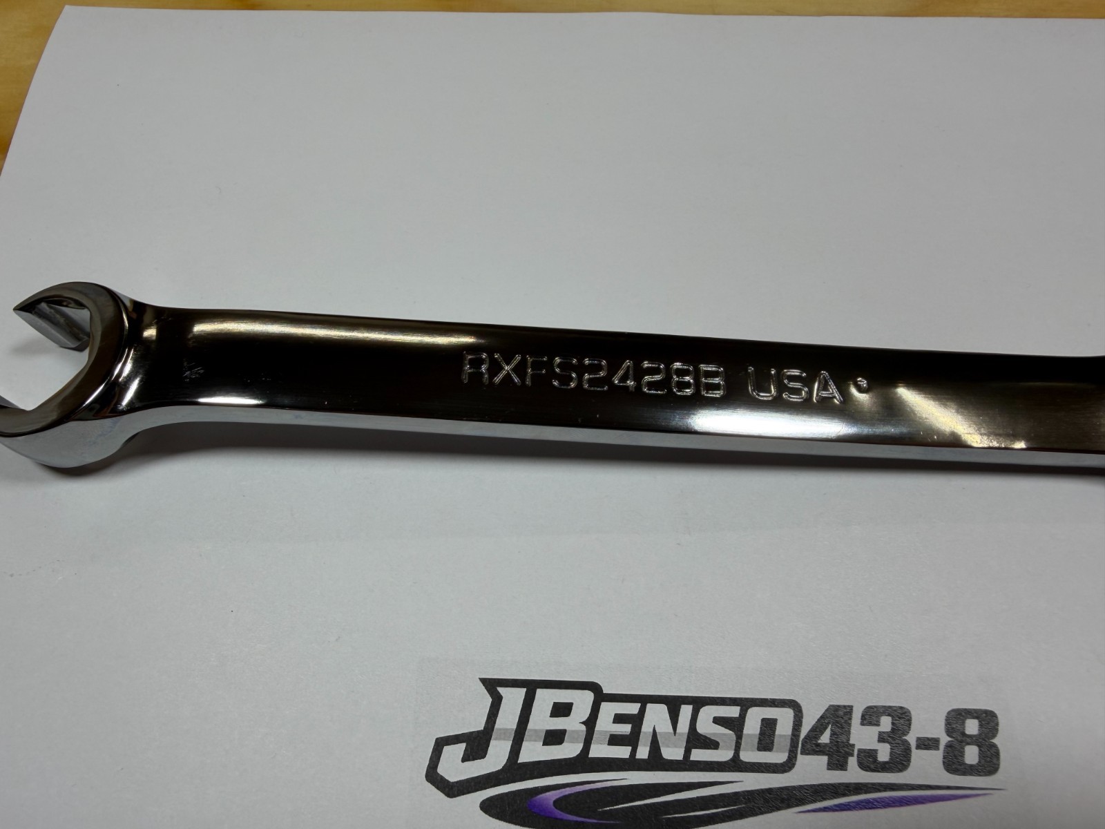 Snap-on Tools NEW 3/4″ & 7/8″ SAE 6pt Double Flare Nut Line Wrench RXFS2428B