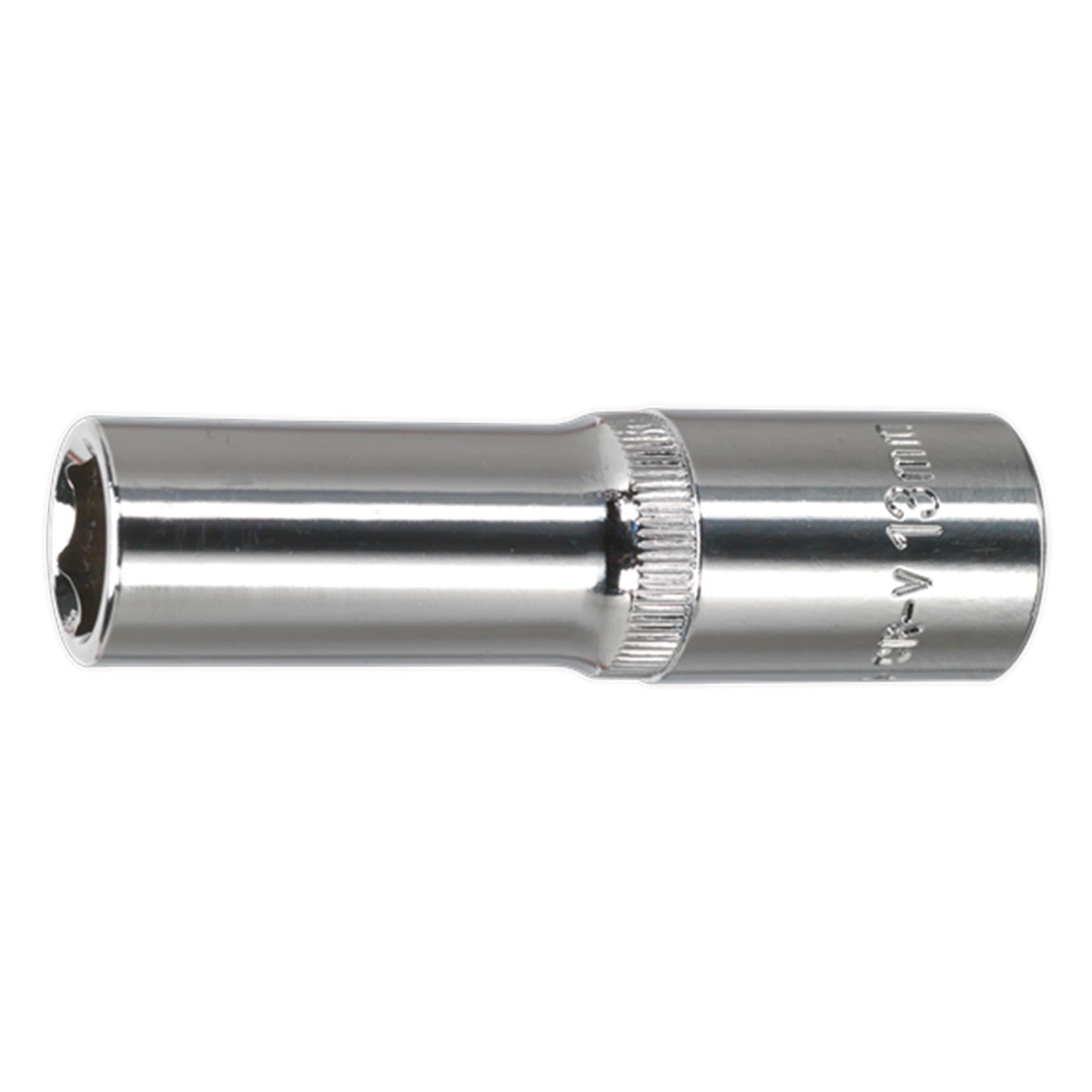 Sealey WallDrive Socket 13mm Deep 1/2″Sq Drive Fully Polished Socket – SP1213D