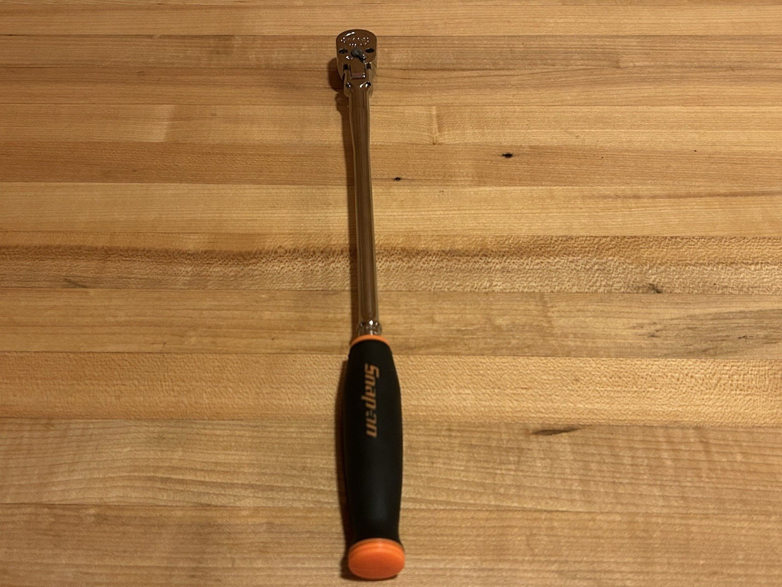 Snap-on Tools | THLLF72 1/4” Orange Extra Long Flex Head Soft Grip Ratchet