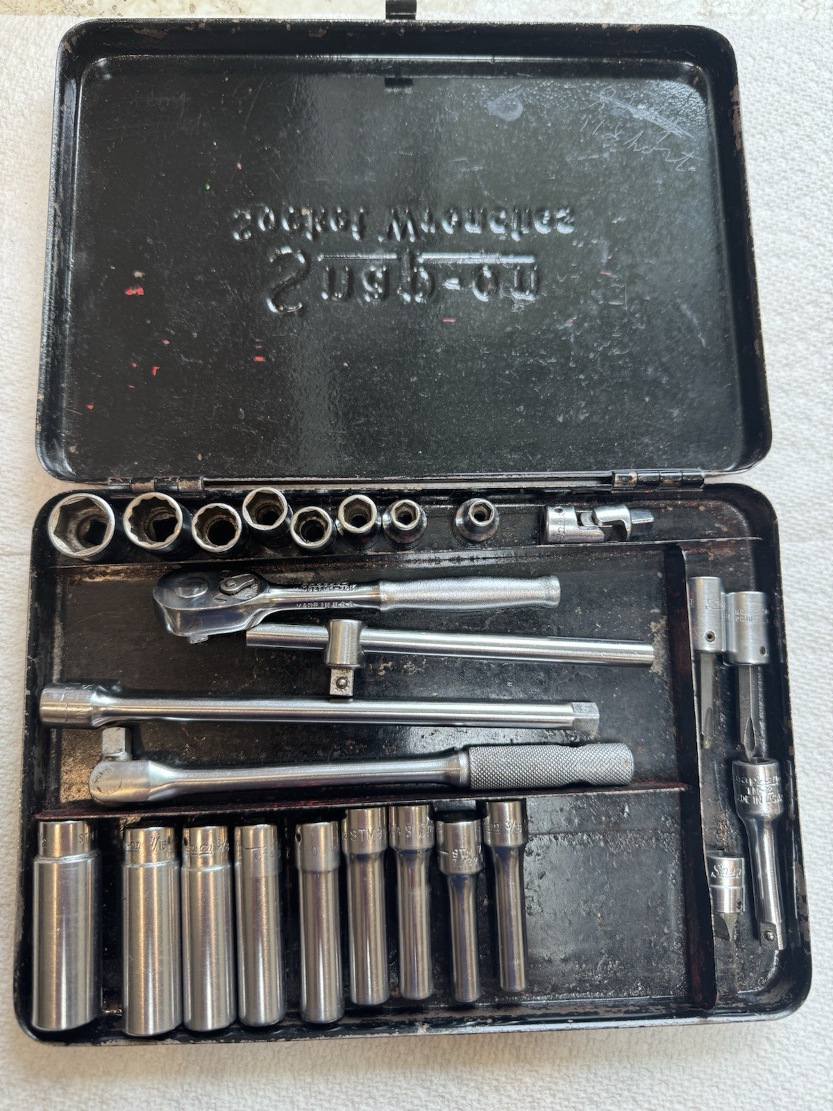Vintage Snap-On Socket Wrenches 1/4”