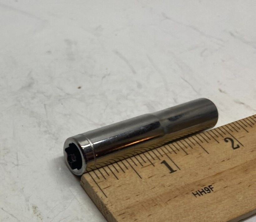 WESTWARD 7mm 12-Point Deep Socket – 1/4″ Drive – Chrome – Prepaid Shipping