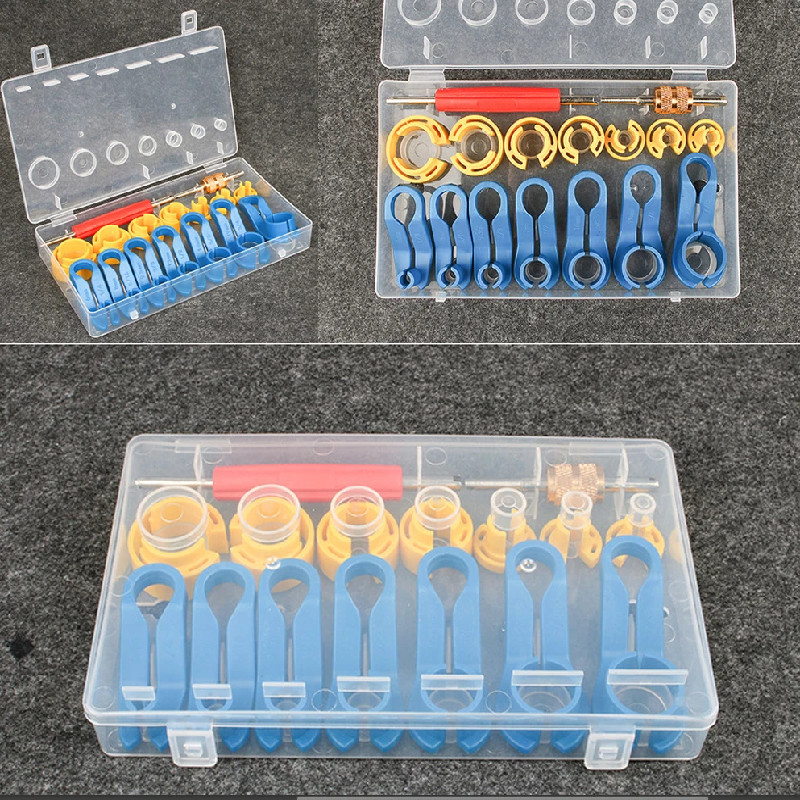 16Pcs Car AC Fuel Line Disconnect Tool Fuel Line Removal Tool With Storage Box