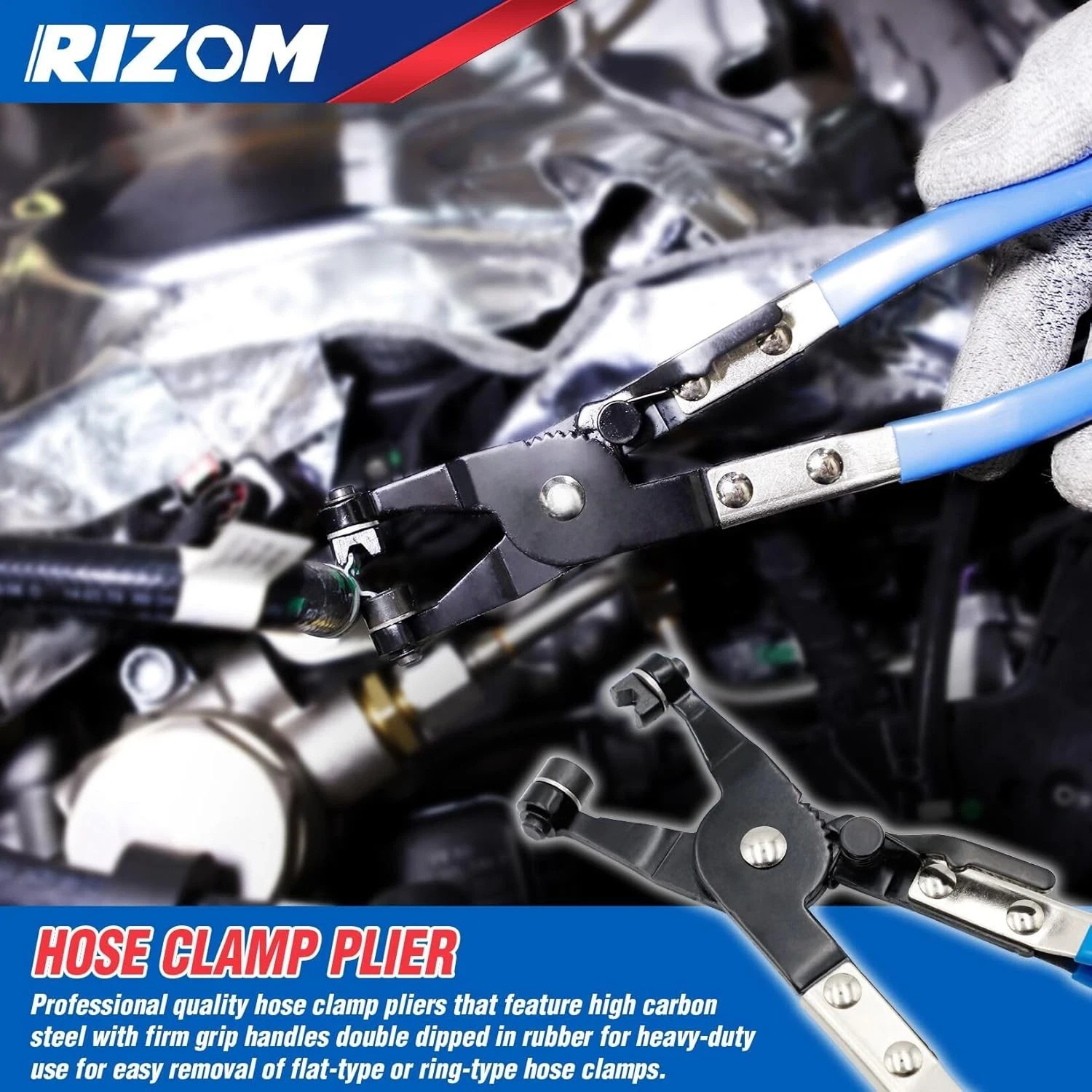 6-Piece Fuel Line Pliers Set, Hose Clamp Pliers, Hose Removal Pliers, 30 Degree