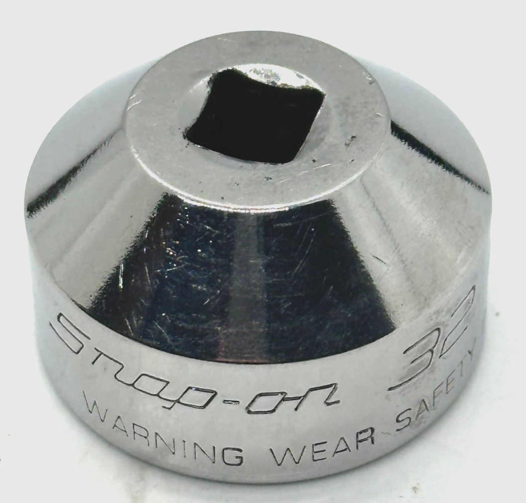 🇺🇸 Snap On Tools 1-1/4” 32mm OIL Filter Cap Low Profile 6PT Socket 3/8″ Drive