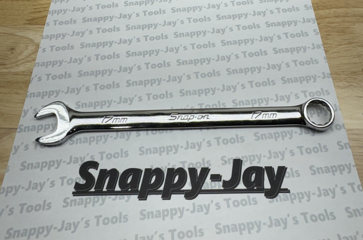 Snap-On Tools USA USED 17mm Metric 12 Point Chrome Combo Wrench OEXM170B