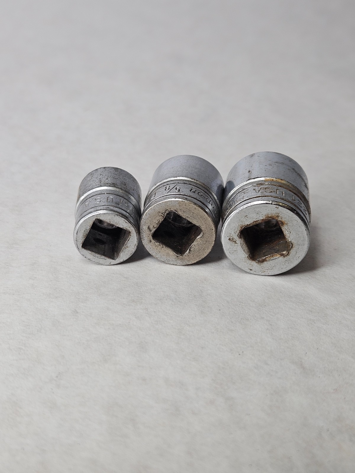 Snap-On F161 F201 F221 3/8″ Drive 12Pt SAE 1/2″ 5/8″ 11/16″ Sockets