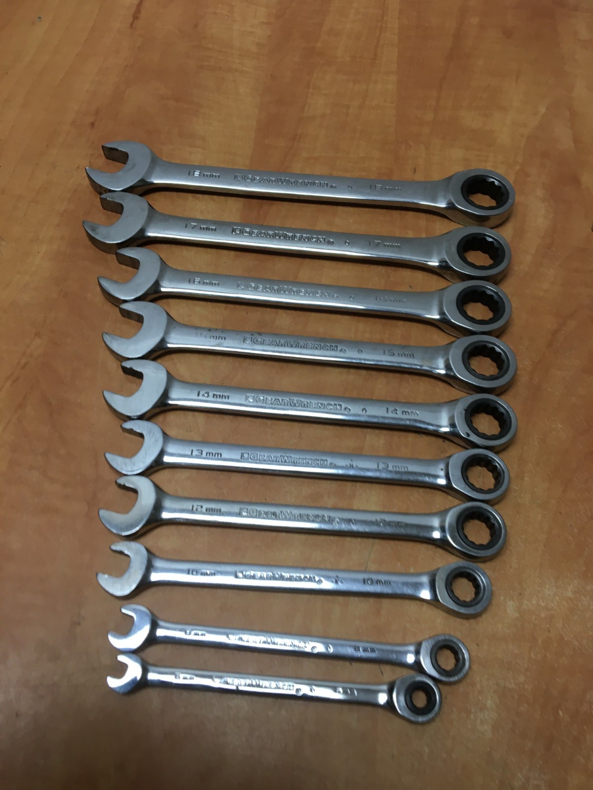 Gearwrench 20pc Ratcheting Wrench Set SAE Metric 8mm to 19mm 1/4 to 3/4
