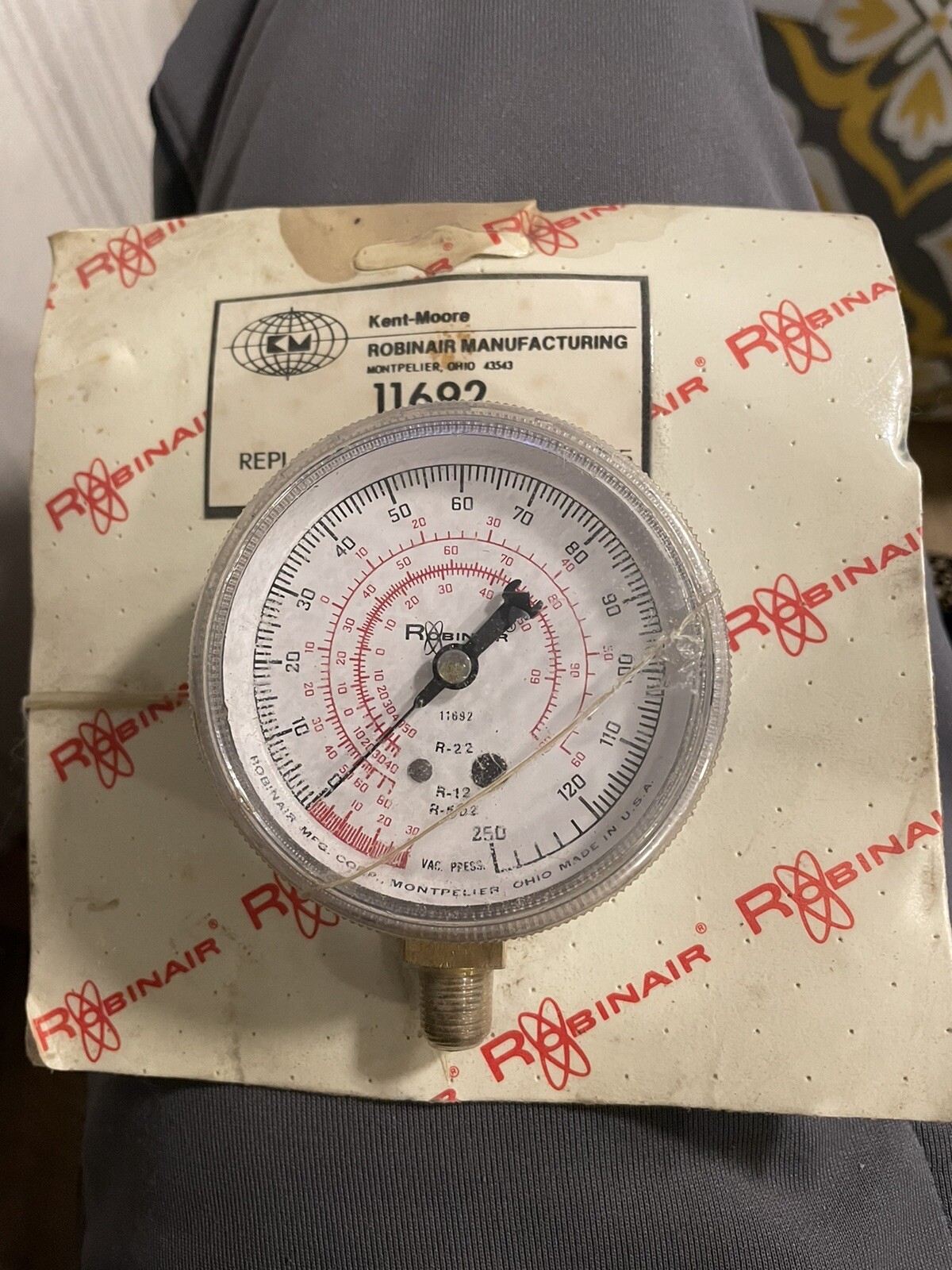 Kent-Moore Robinair Manufacturing 11692 EDP 42532 Replacement Compound Gauge 2.5