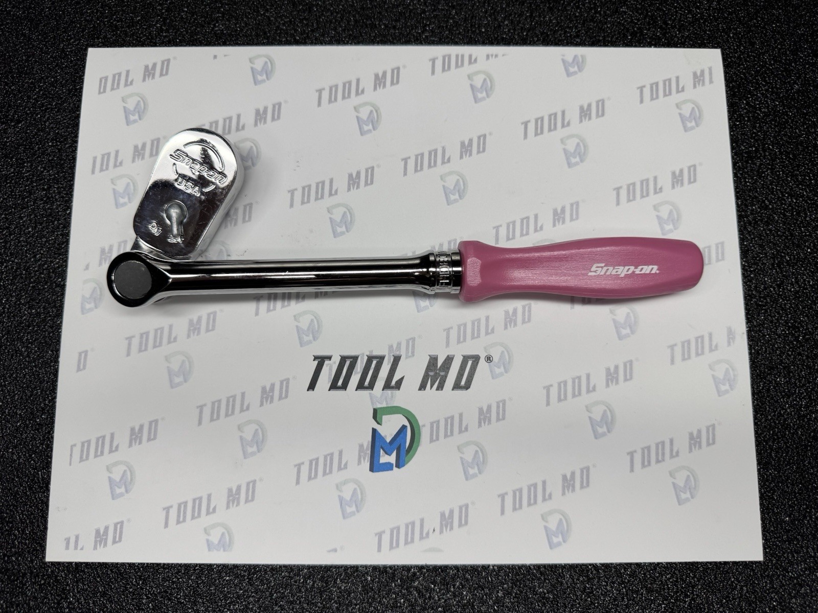 Snap-on Tools PEARL PINK 3/8″ Drive Hard Grip Multi-Position Ratchet FHD80MP