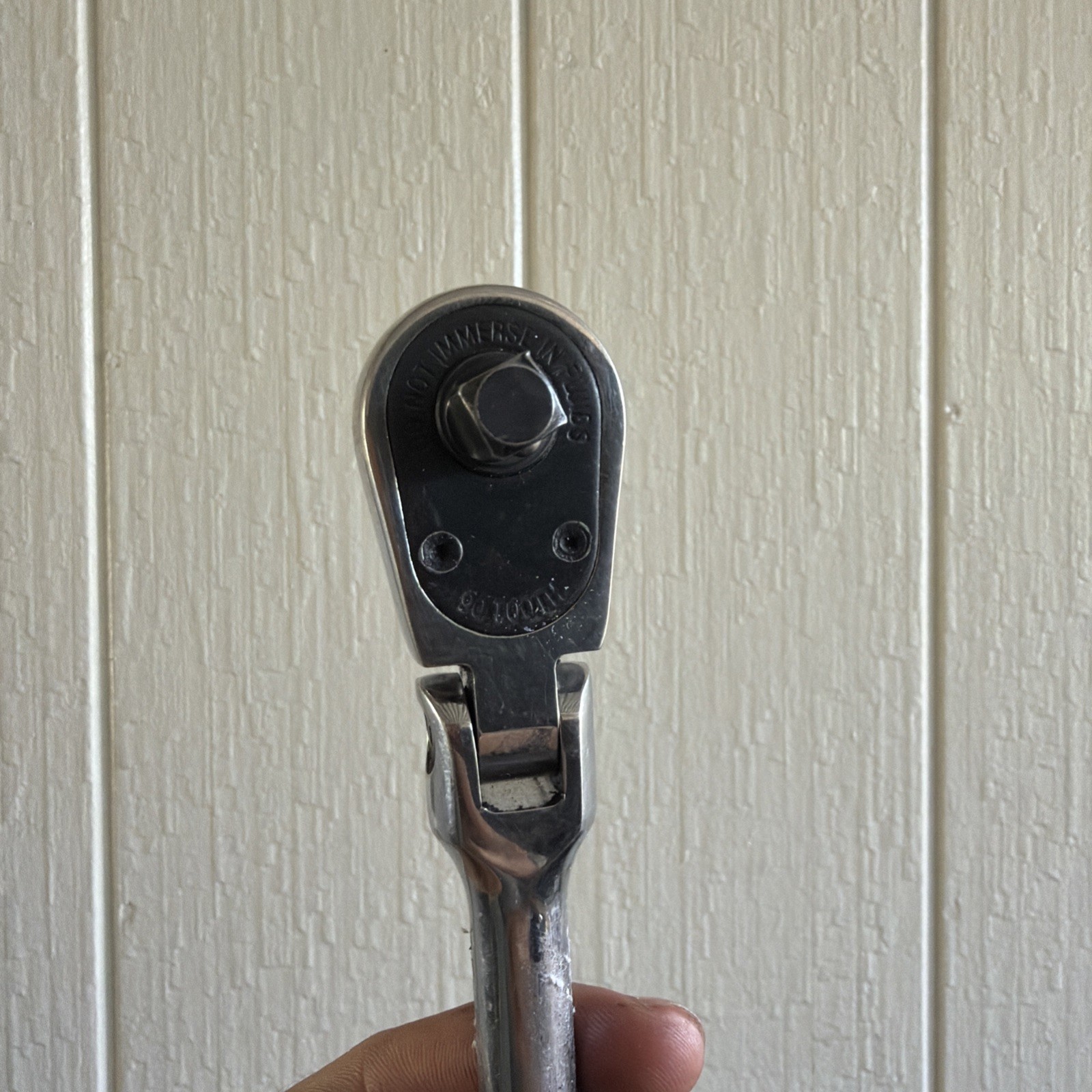 ICON 3/8 in. Drive Professional Long-Reach Flex-Head Ratchet with Comfort Grip