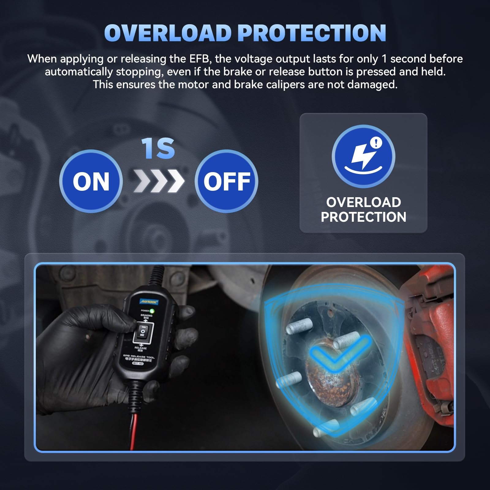 Electronic Parking Brake Tool for Emergency Release & Reset Control