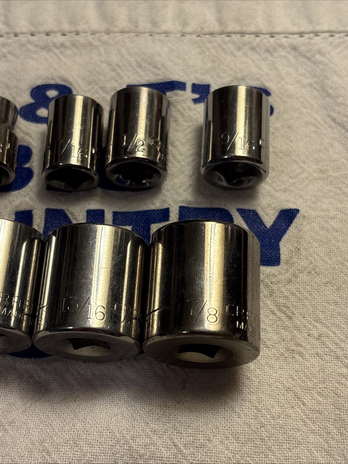 Craftsman USA 3/8″ Drive 11pc 6pt SAE Shallow Socket Set (1/4 to 7/8″)