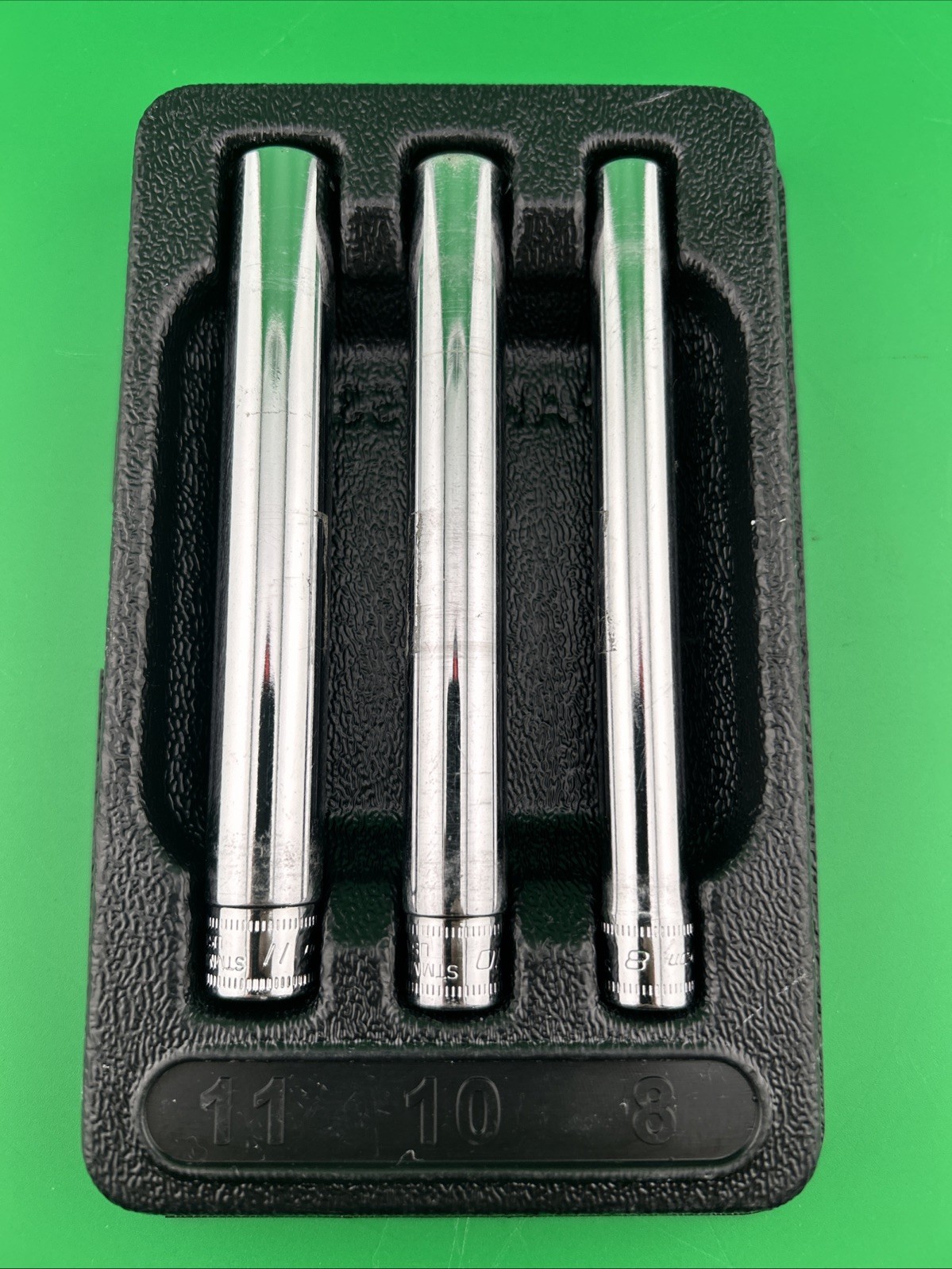 🔥SNAPON🔥3 Piece Extra Deep Specialty Socket Set 8,10,11mm 1/4 Drive Bmw/Audi