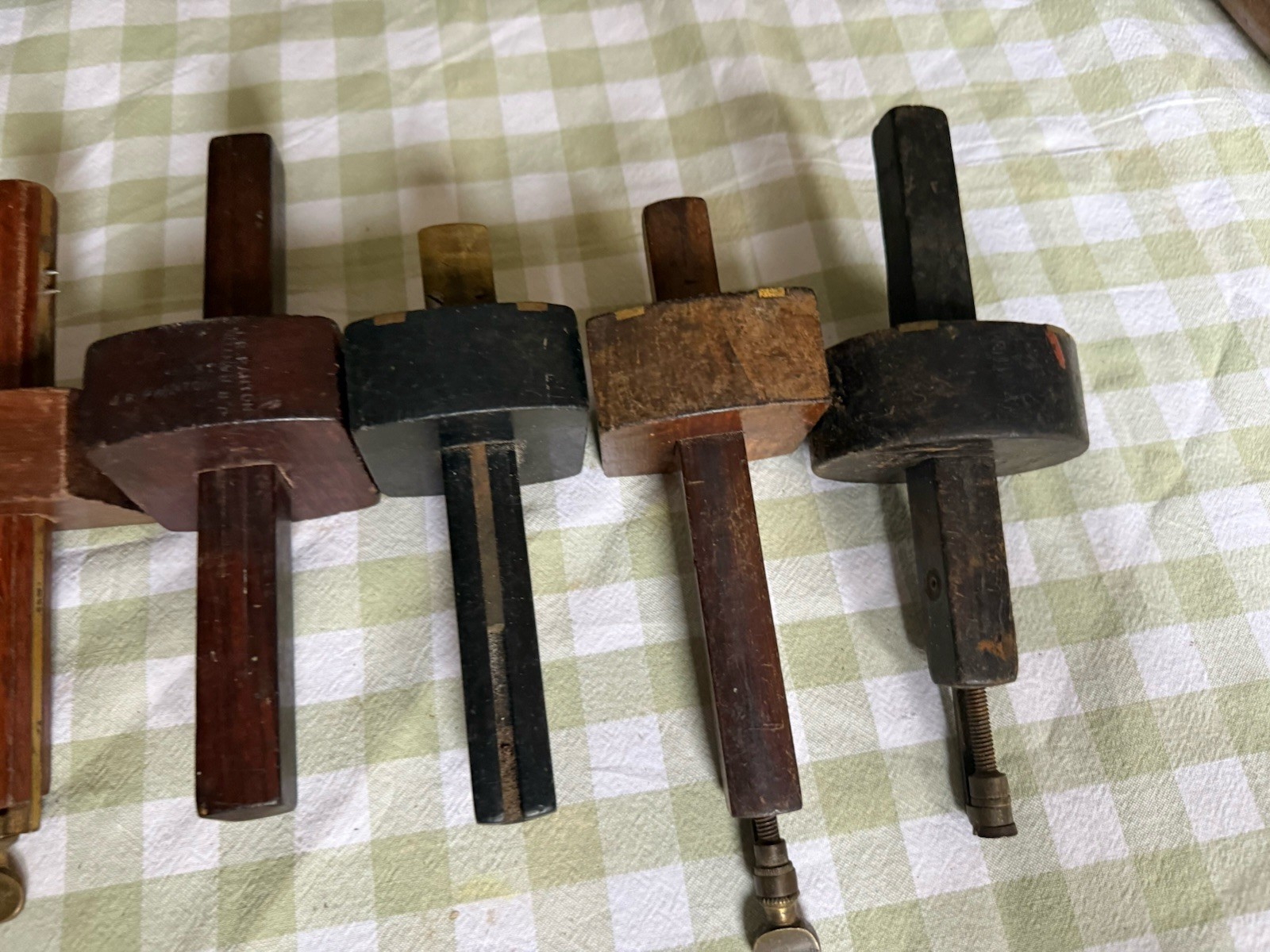 Job Lot Of Nice Mortice Gauges. Marples Rosewood Etc
