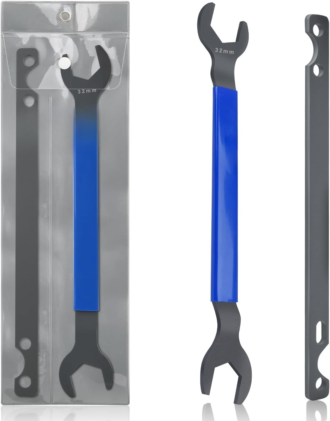 32mm & 36mm Fan Clutch Wrench Set,Water Pump Pulley Holder Removal Tool Clutch