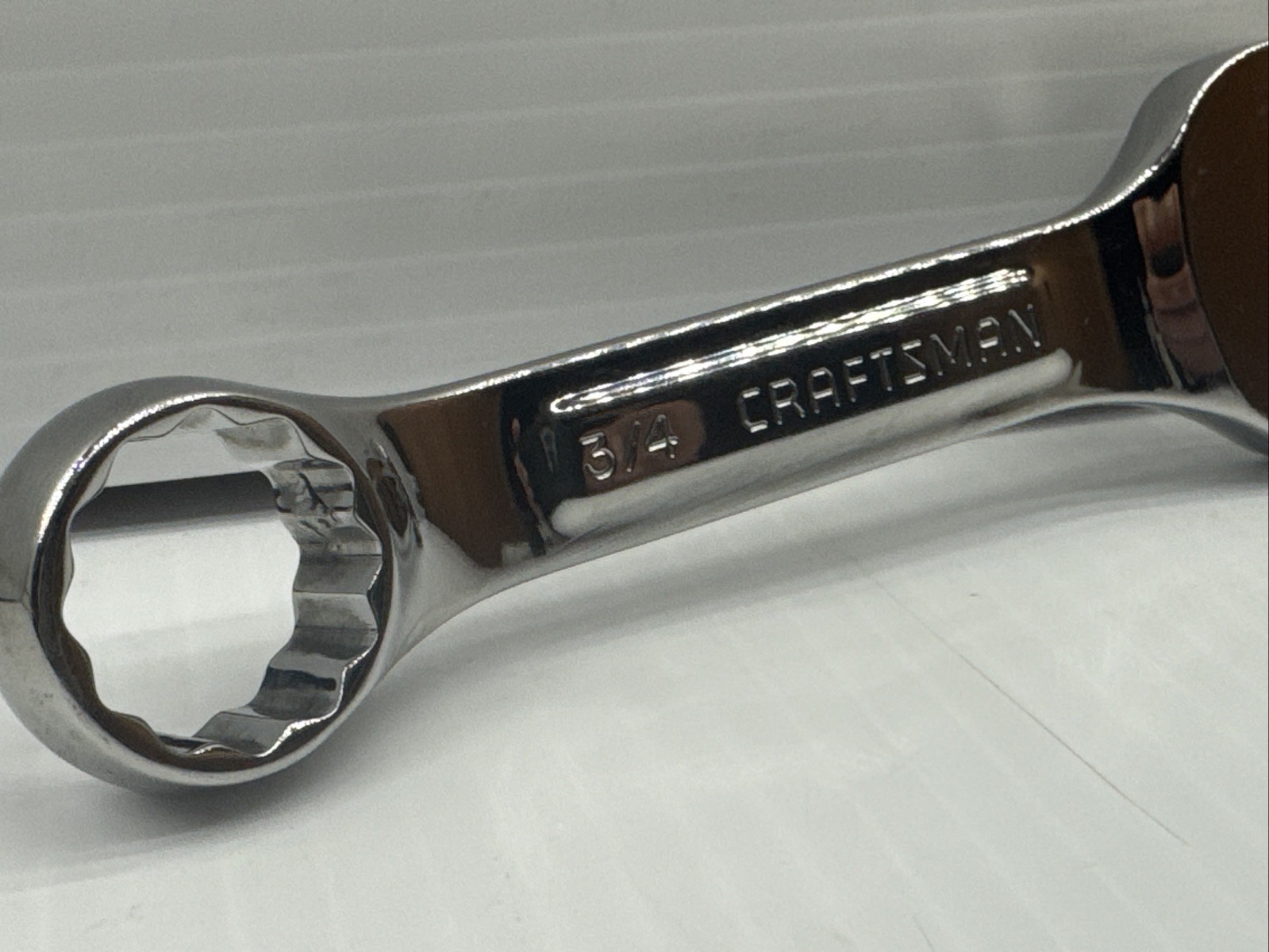 CRAFTSMAN TOOLS 3/4” Short SAE Combination Wrench 12pt -VV- 44109 USA