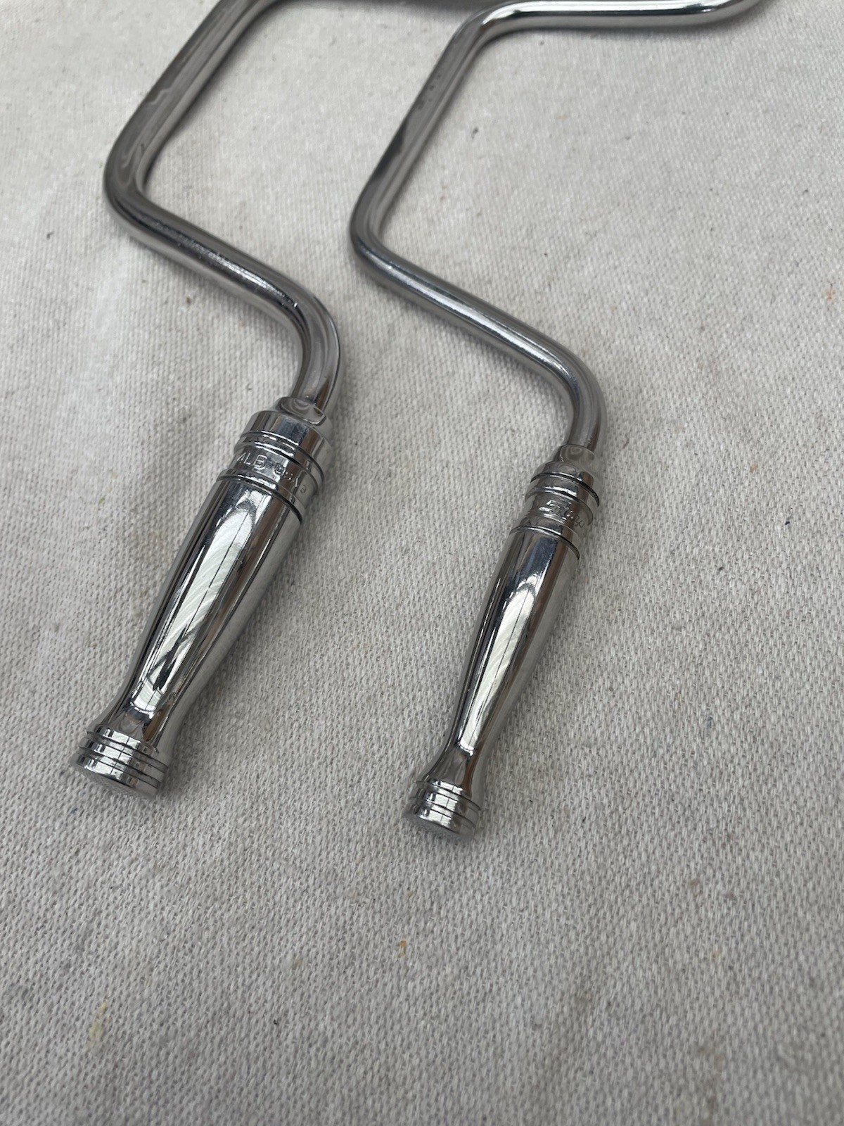 Snap-On TMS4LB 1/4” & F4LB 3/8” Drive Speeder Handle Wrench Set USA Chrome