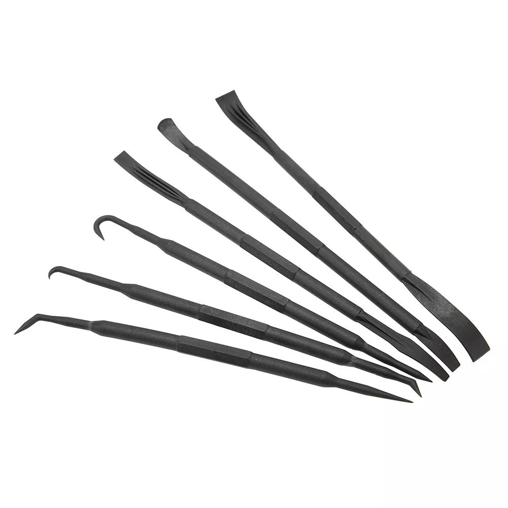 Sturdy 6pcs Prying Tool Set Designed to Reach Tight Spaces Effectively