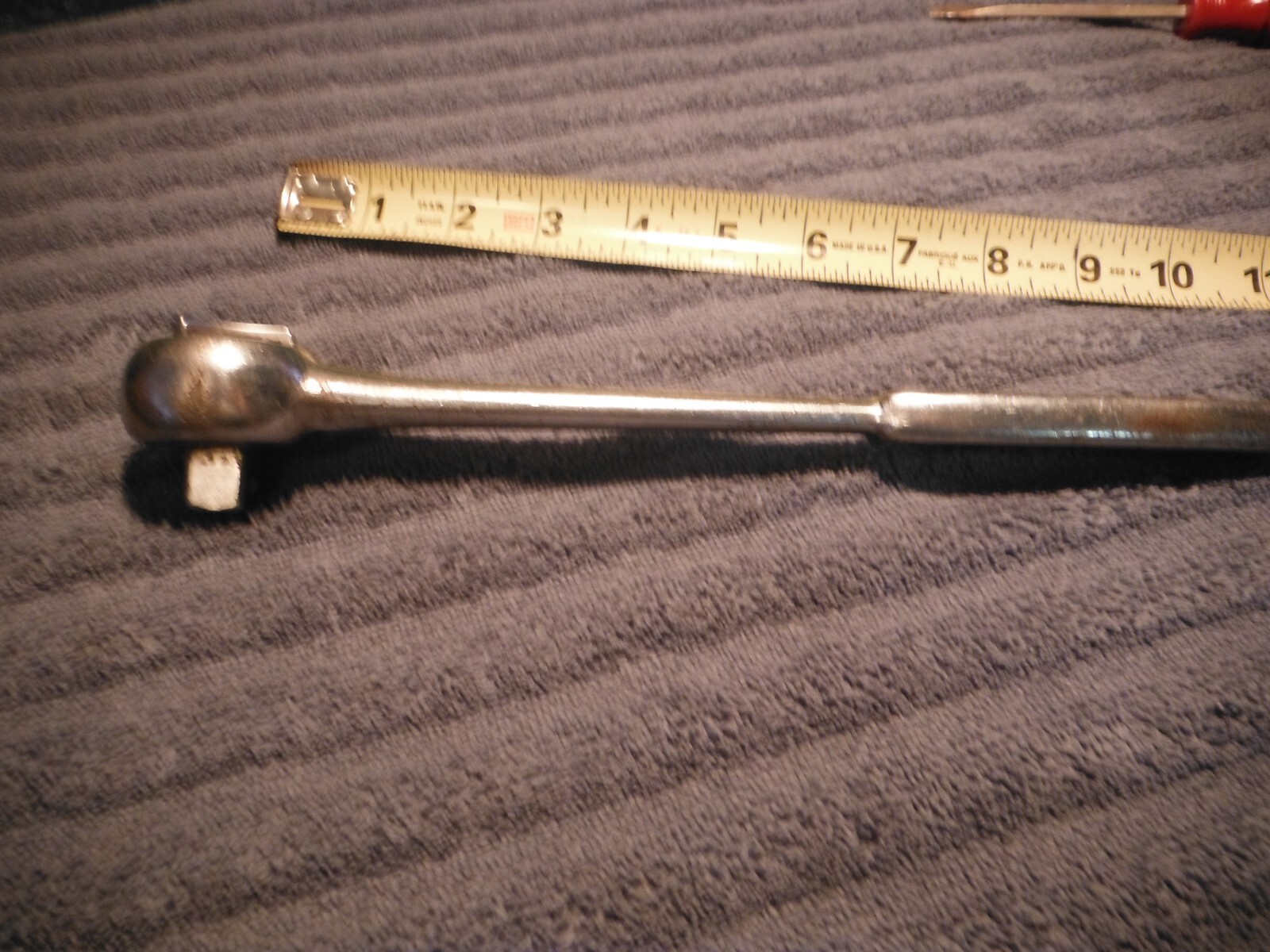 Vintage Wizard Forged in USA 1/2″ Drive Ratchet Model H2833 10in Long