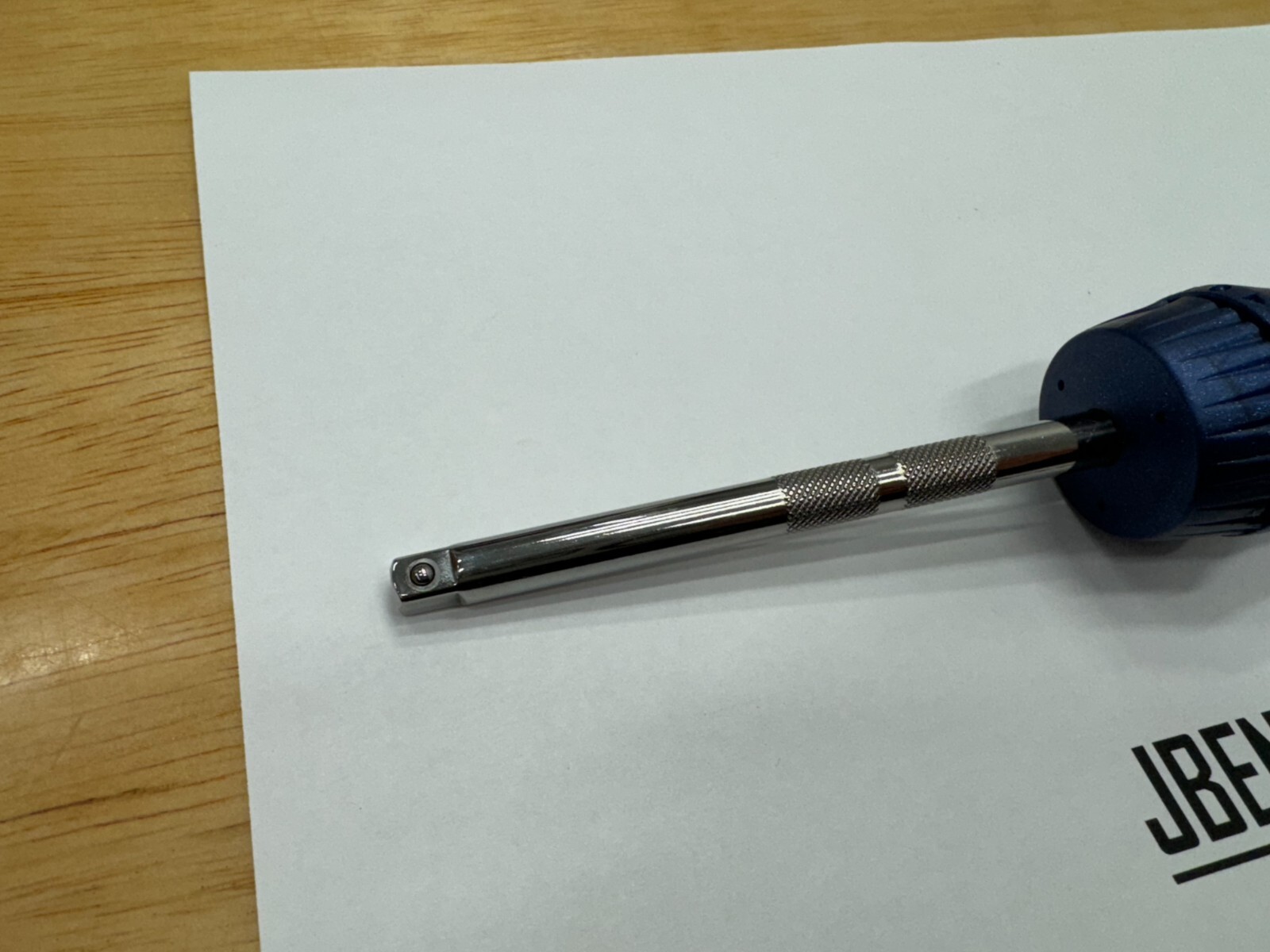 Snap-on Tools NEW POWER BLUE 1/4″ Drive Hard Grip 4″ Ratcheting Driver TMR4MB