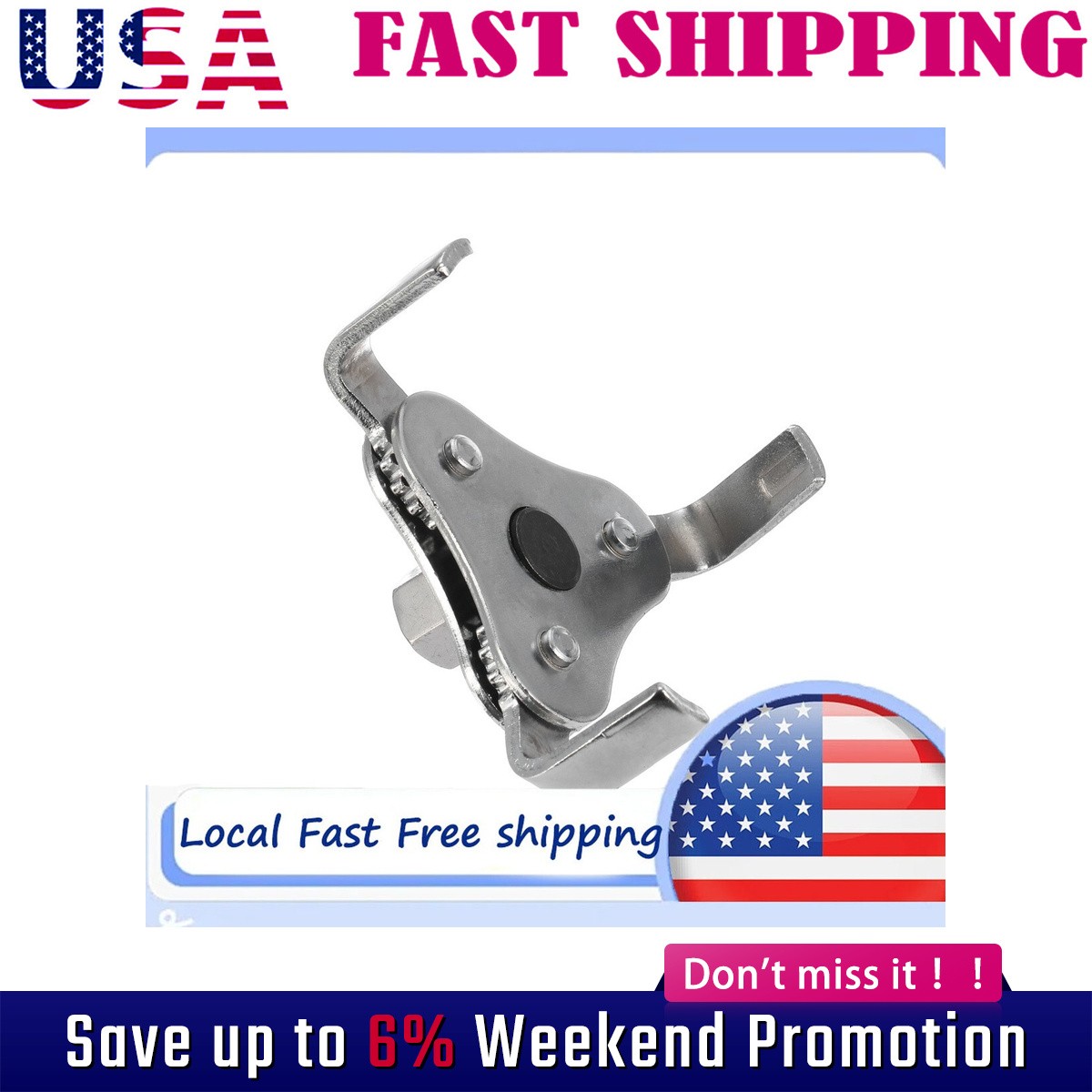 Universal 2 Way 3 Jaw Oil Filter Wrench Removal Tool Fully Adjustable Heavy Duty