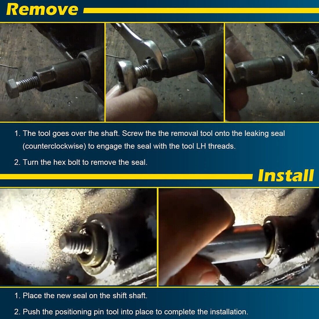 Shifter Seal Remover Installer Tool for GM TURBO 300 350 400 425 475 700-R4 4L60