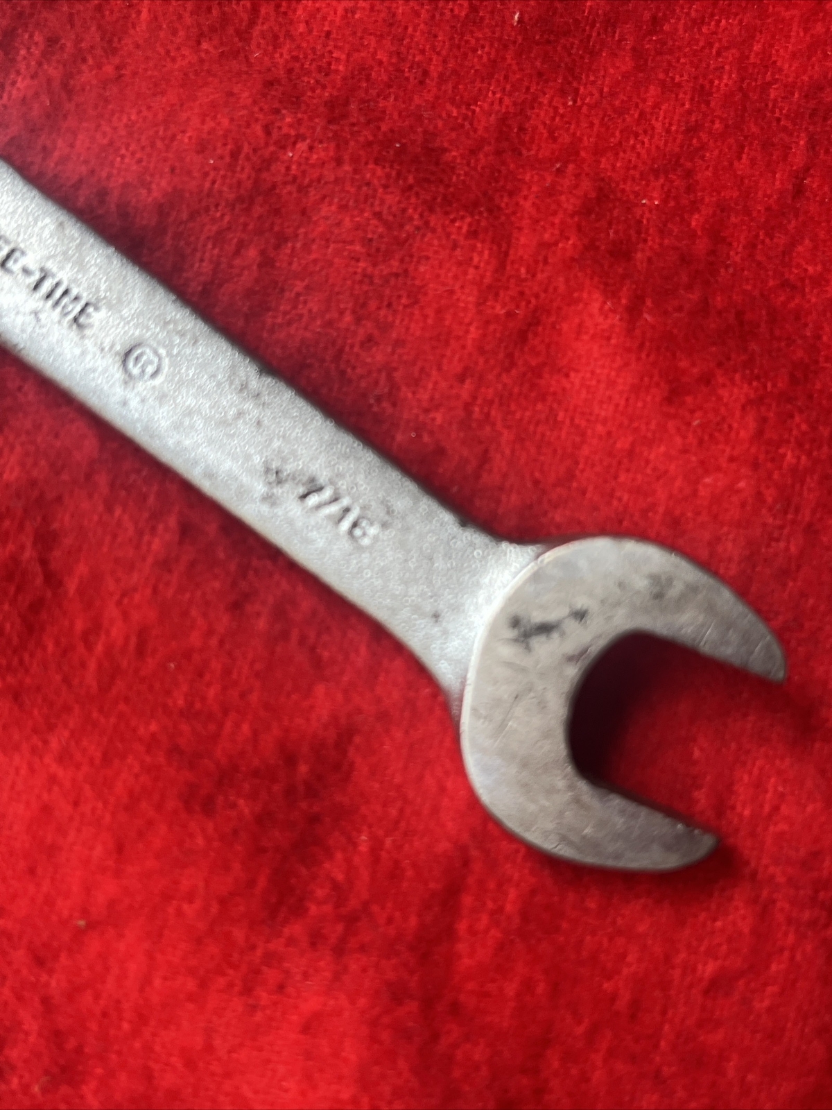 VINTAGE BILLINGS L1725 DOUBLE OPENEND WRENCH 1/2” X 7/16” – USA (tb2.3)