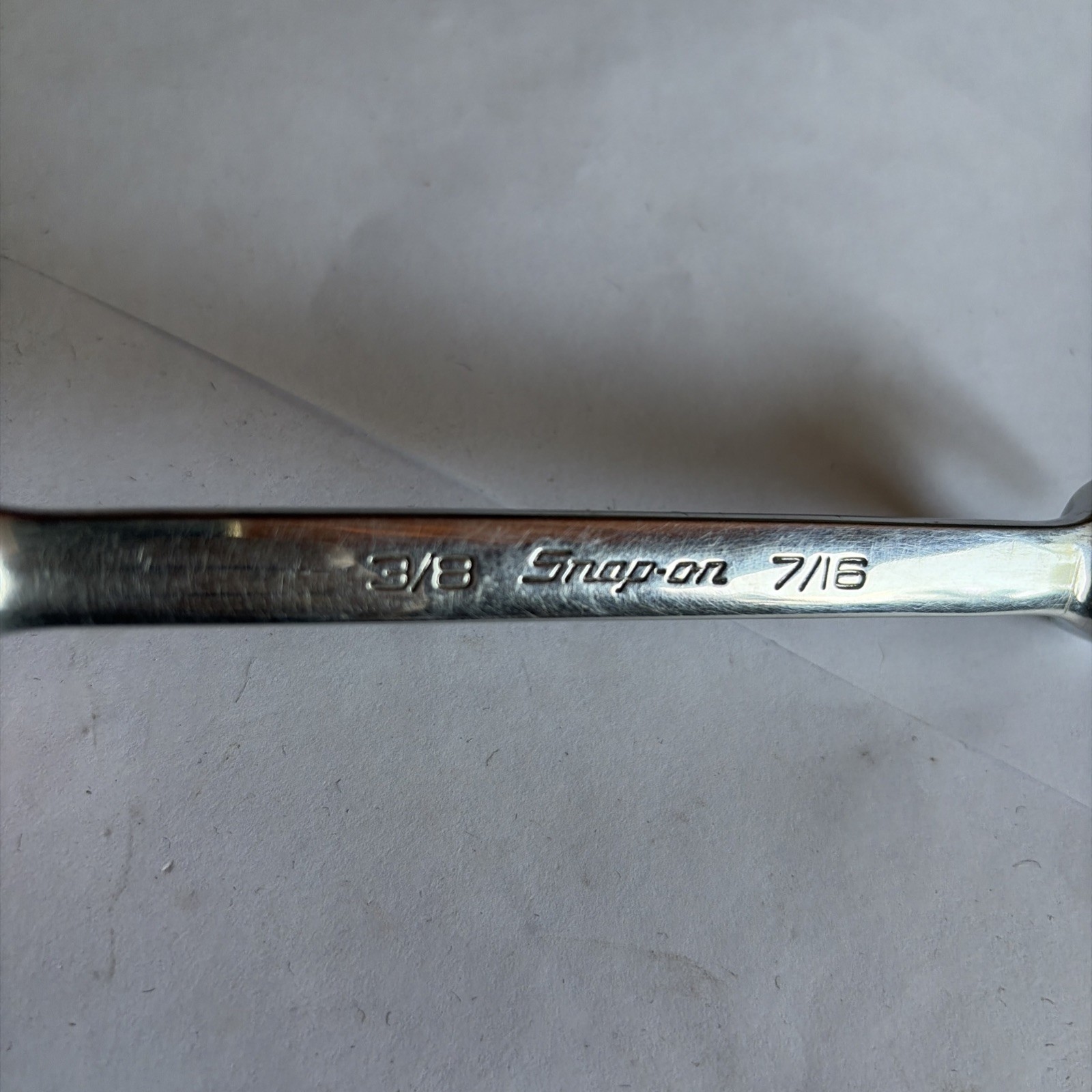 Snap-on Tools RXFS1214B 3/8″ X 7/16″ Double End Flare Nut Wrench US Made