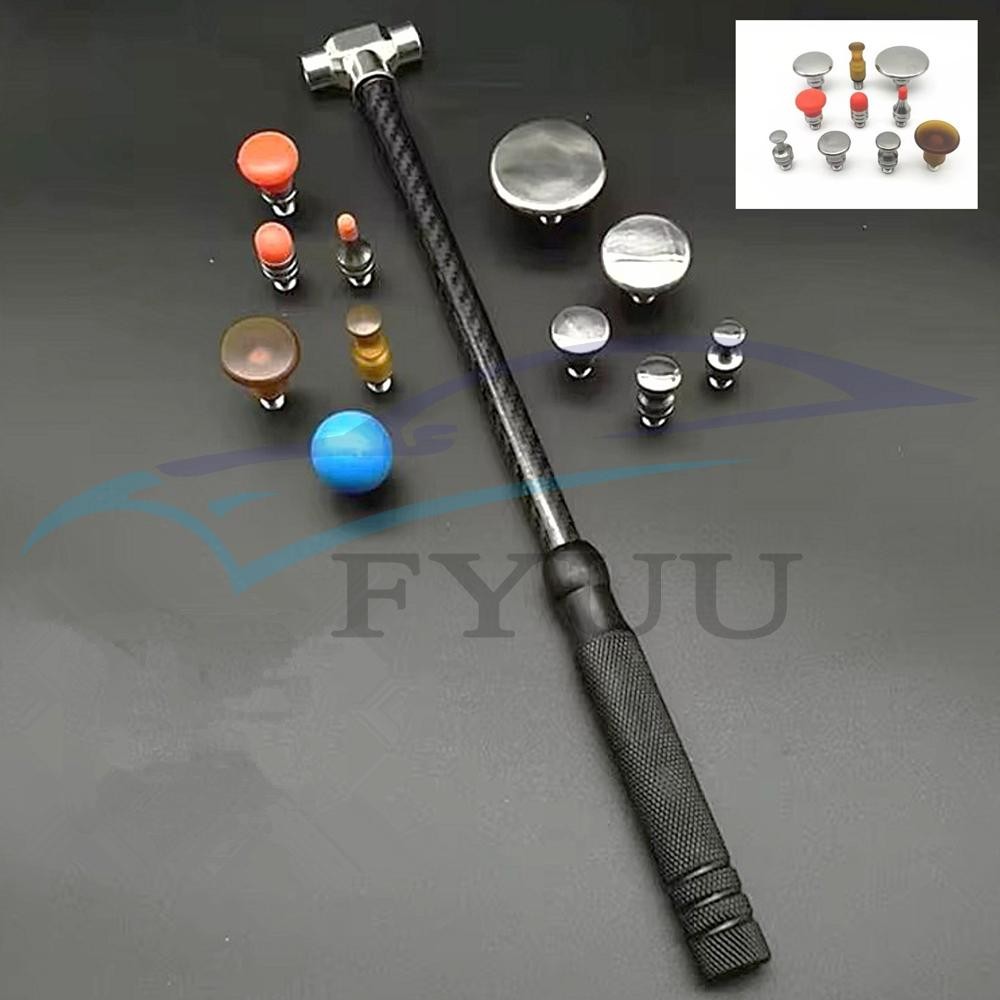 1 Set Blending Paintless Dent Repair Hammer Hail Repair Paintless Dent Removal