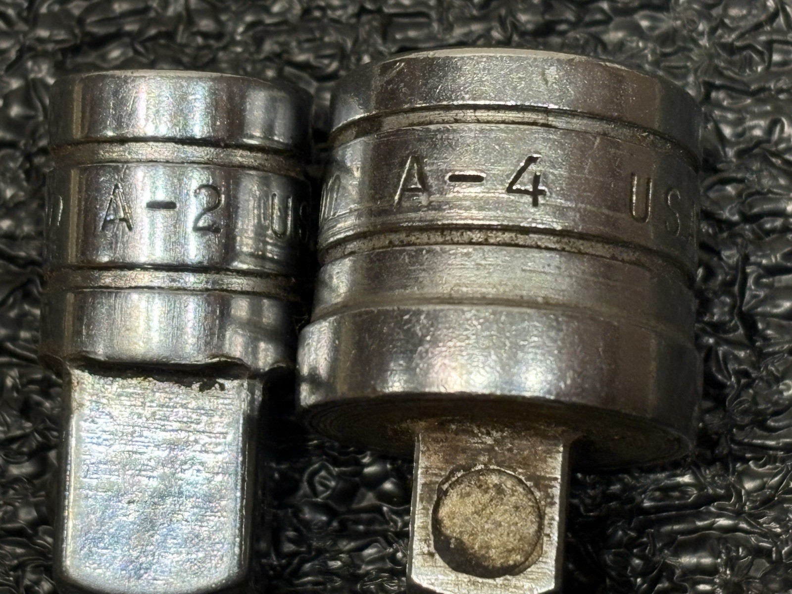 SNAP ON Adapters 1/2- 3/8, A-4, 3/8 – 1/2″ A-2, 3/8-1/4 TM1, 1/4-3/8 TA8, & FU8A