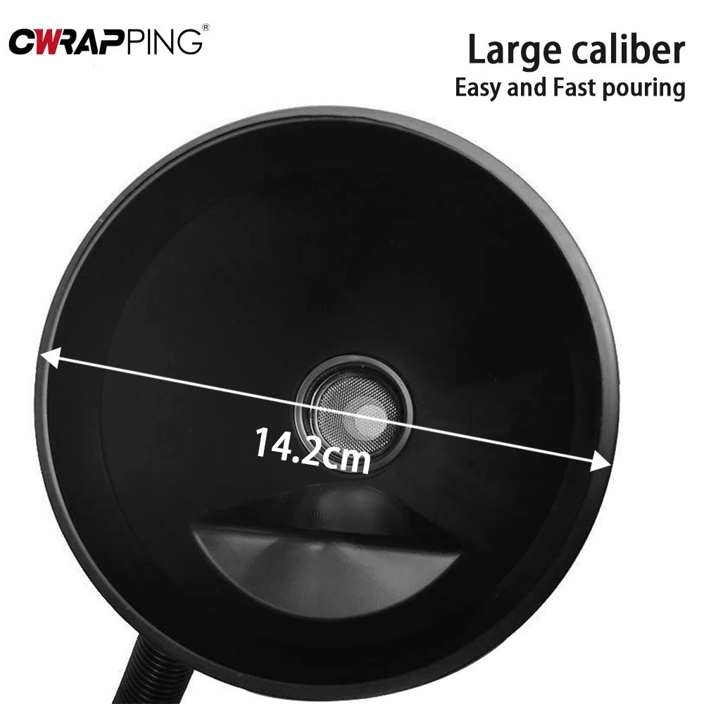 Car Engine Oil Filling Funnel Extension Tube Filter Universal Auto Tool