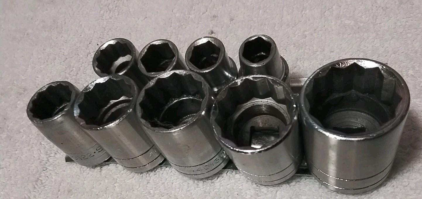 9pc S-K TOOLS 1/2″ DRIVE SOCKET SET SAE USA 🇺🇸