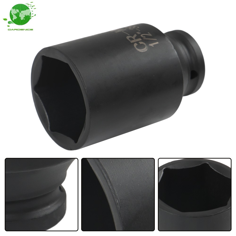 1/2″ Drive Metric Axle Hub Nut Sockets 29-38mm 9PCS Deep Impact Socket w/ Case