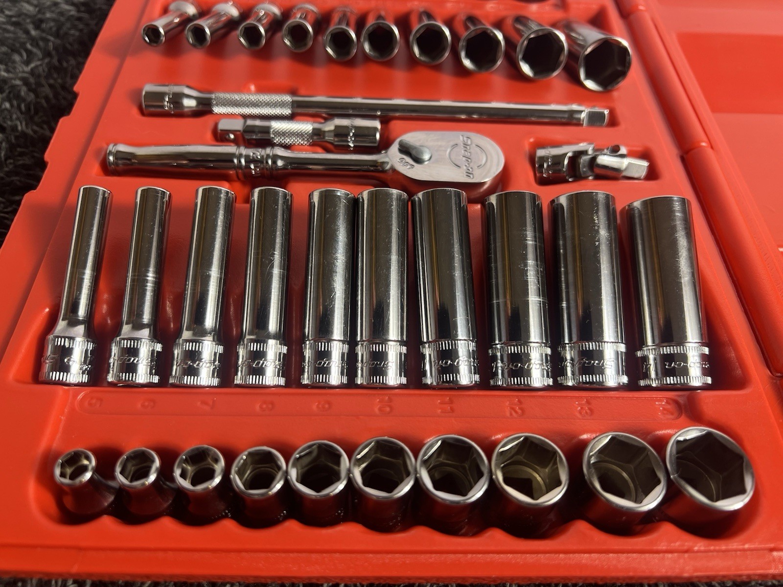 Snap-on 144TMPB 44pc 1/4” Drive 6pt General Service Set *Excellent*