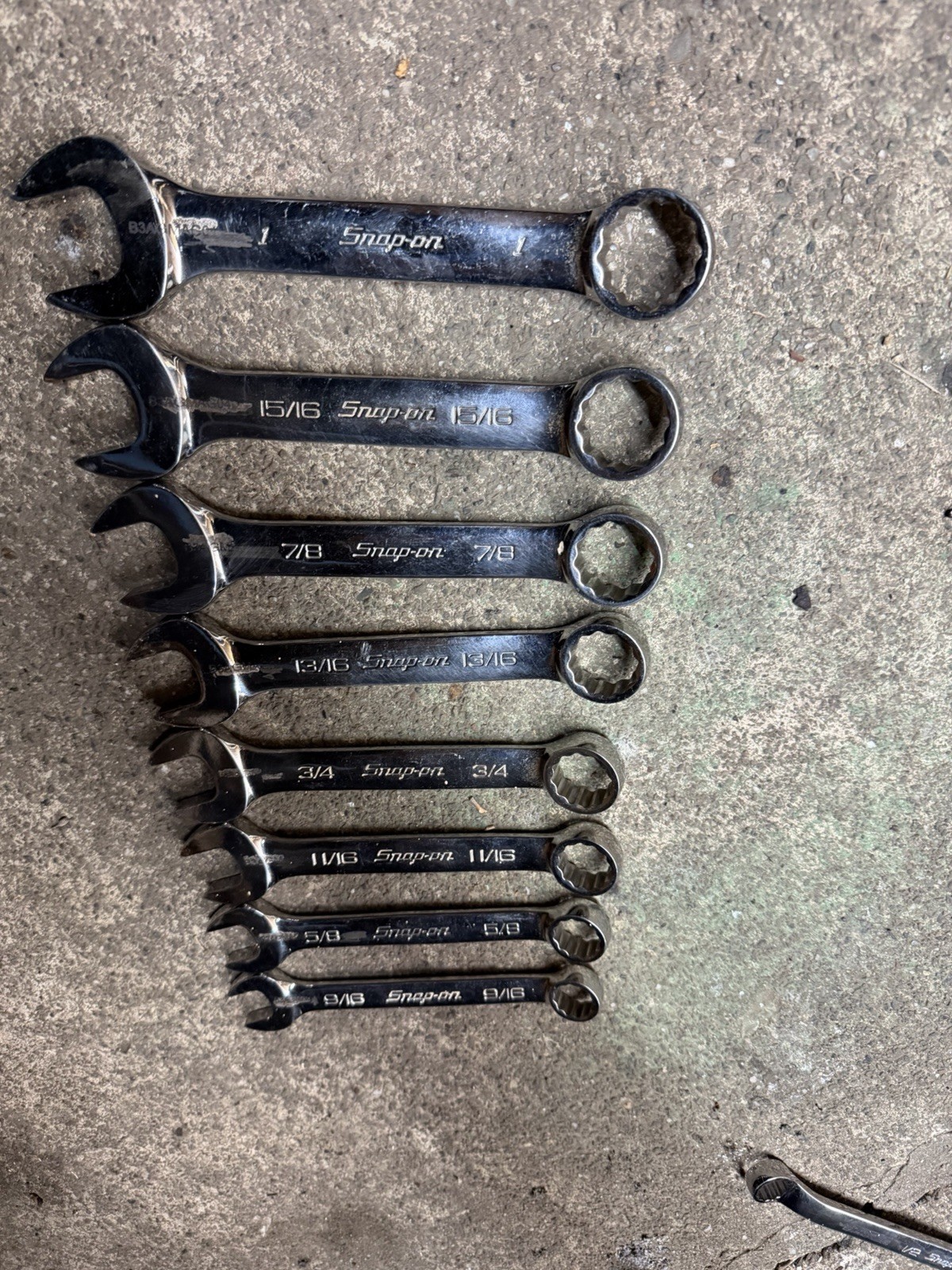 Snap On Set De 8pc OEX B 9/16-5/8-11/16-3/4-13/16-7/8-15/16-1”