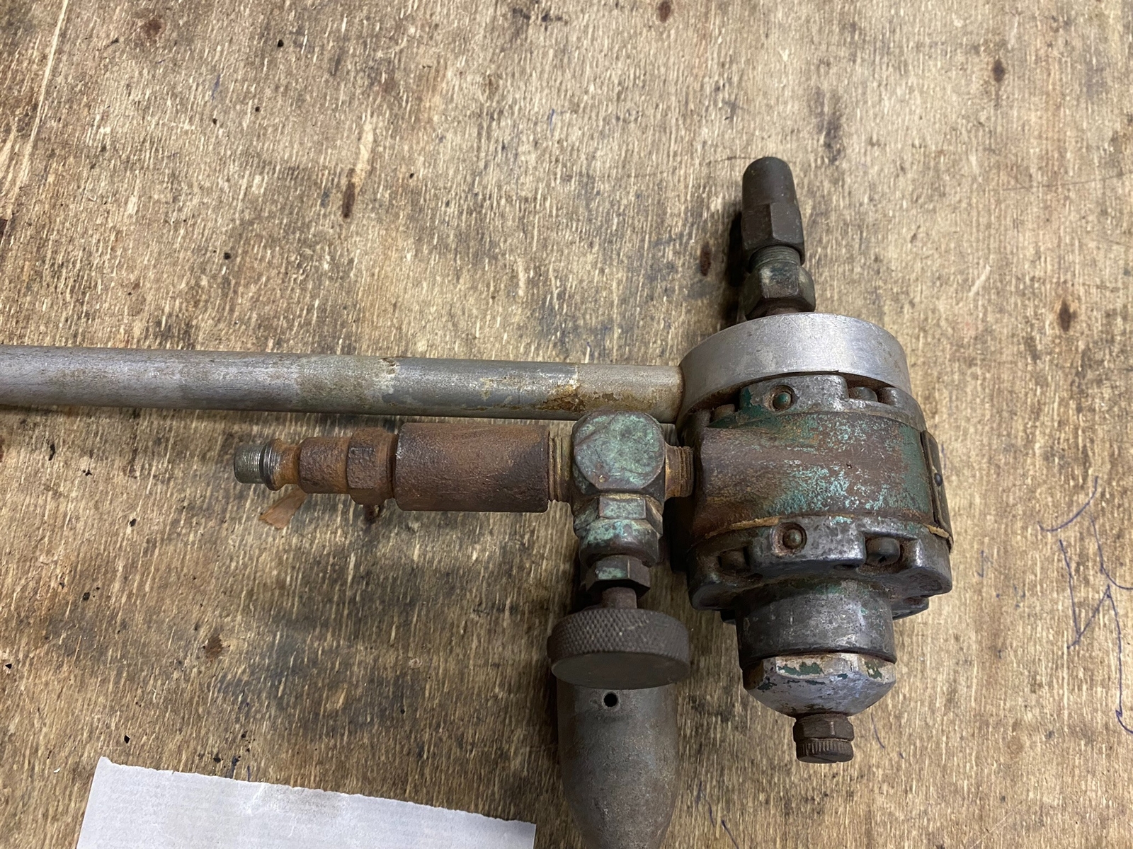 Vtg Tools USA Paint Mixer Air Stir Bodyman collectible Painter Garage Man Cave