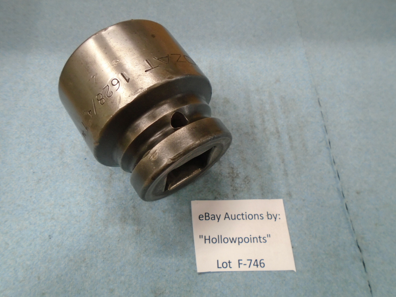 Mozat 1628/4 Heavy Duty vintage Impact Socket 1″ Drive 1-3/4″ 6 Pt. F746