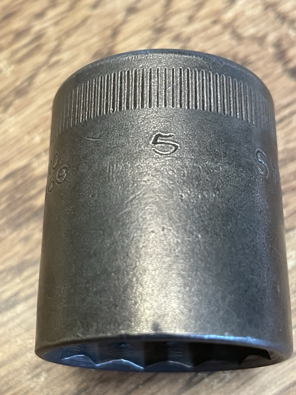 Vintage 1935 Snap On Sw320 1 inch 1/2 In Dr Shallow Socket.A True Collectable