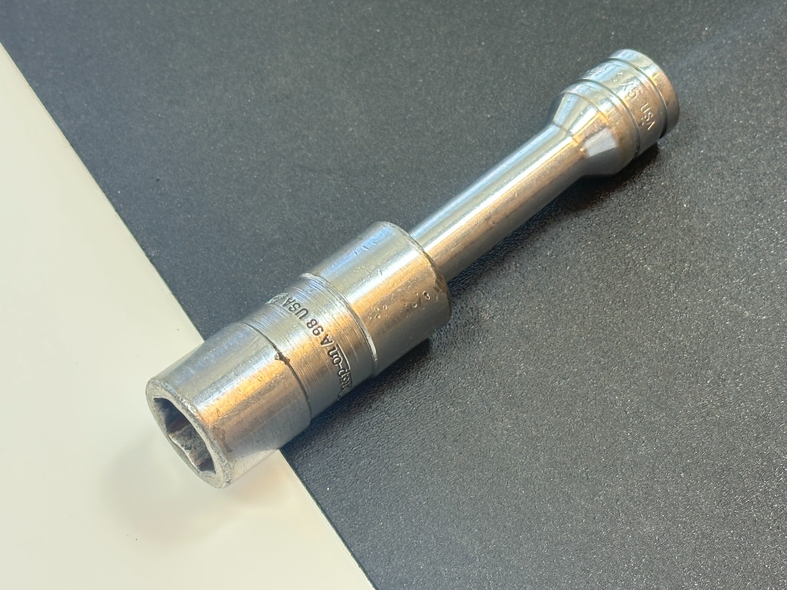 🇺🇸 Snap-on USA A98A Flip Dual 3/4 & 13/16 Impact Lug Nut Socket & 5″ Extension