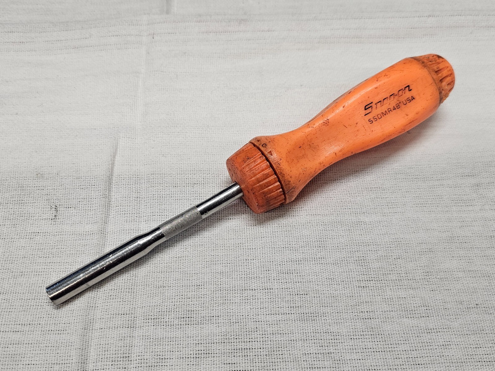Snap-on SSDMR4B Ratcheting Screwdriver Ratchet Bit Driver Orange